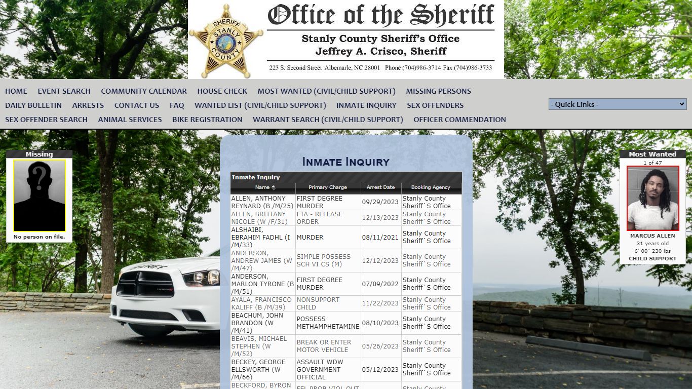 Stanly County Sheriff's Office P2C